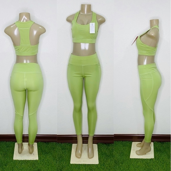 Fitness Matching Set [Green] - Picture 3 of 12